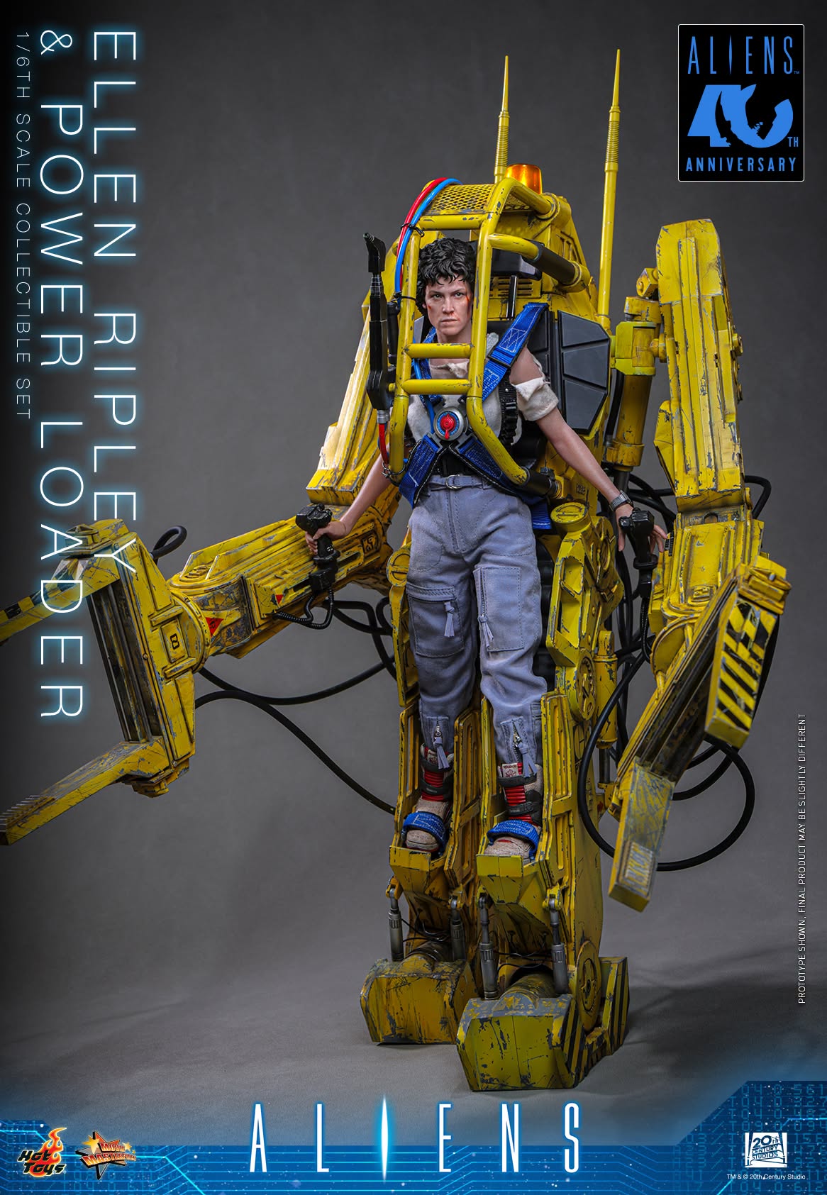 Pre-Order Hot Toys Aliens Ellen Ripley and Power Loader Sixth Scale Figure Set MMS923
